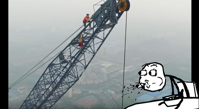 YouTube: ¿Tendrías una cita romántica sobre la grúa más alta del mundo? Mira qué pasó