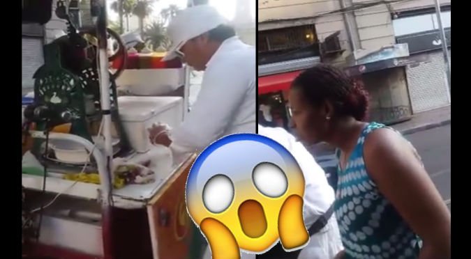 Viral: Chilenos probaron por primera vez raspadilla y así reaccionaron - VIDEO