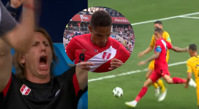 Revive el gol de Paolo Guerrero y la reacción de Ricardo Gareca (VIDEO)