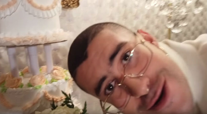 Bad Bunny: Este es el detrás de cámaras de su 'boda' (VIDEO)