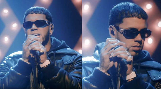 Anuel AA canta a capela pero 'gallos' evidencian autotune (VIDEO)