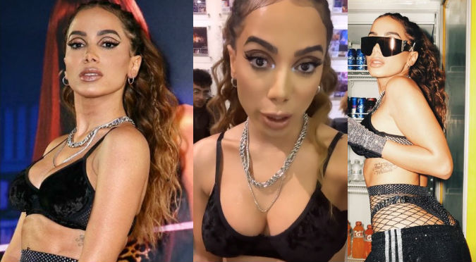 Fotografiaron a Anitta mientras se vestía y ella reaccionó así (VIDEO)