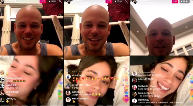 René a Tini Stoessel: '¿Qué tipo de música cantas?' (VIDEO)