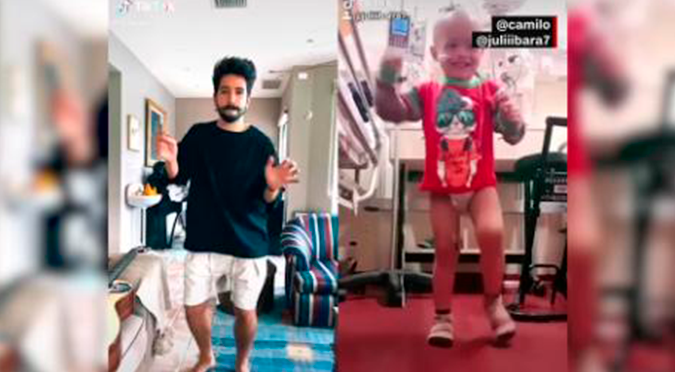 Camilo hace tierno dúo de baile de “Favorito” con niño argentino | VIDEO
