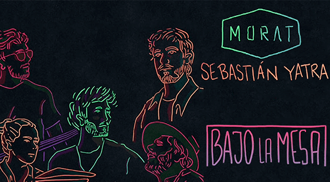 Sebastián Yatra y Morat estrenaron “Bajo la mesa” | VIDEO