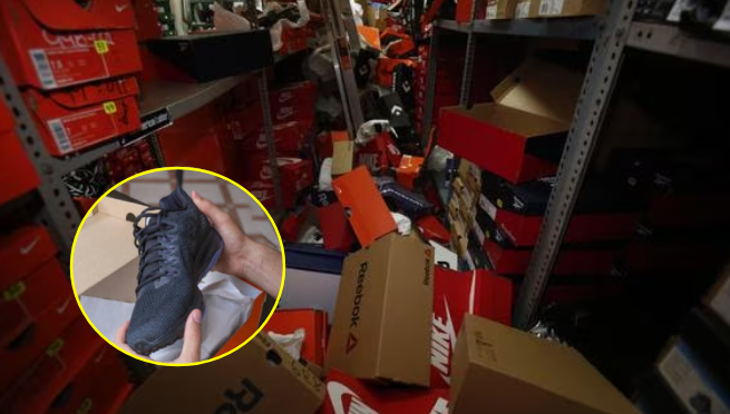 ¡Insólito! Roban 200 zapatillas en tienda de Huancayo, pero todas eran del pie derecho