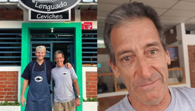 “Tío lenguado” rompe en llanto por inaugurar su primer restaurante a sus 64 años