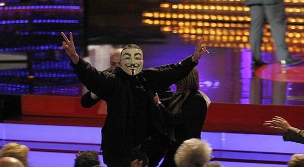 Anonymous intentó interrumpir Premios Goya