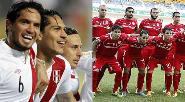 Perú - Túnez se jugará a la 1pm. hora peruana