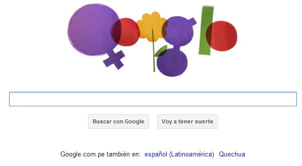 Google dedica doodle por Día Internacional de la Mujer