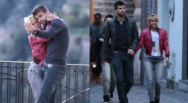 Shakira y Piqué se escapan a Italia