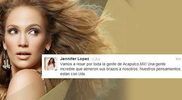 Jennifer Lopez manda saludos a mexicanos tras sismo