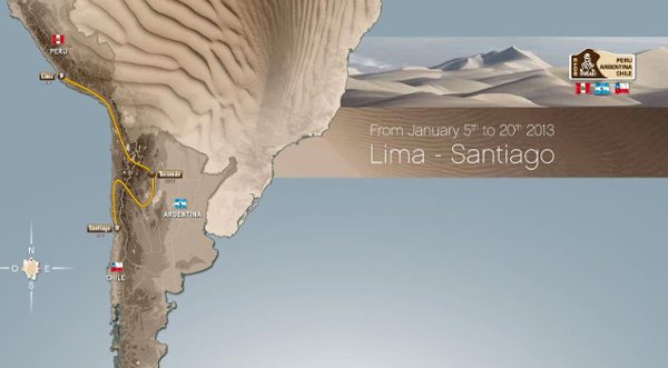 Dakar 2013 pasará por Pisco, Nasca, Arequipa y Tacna