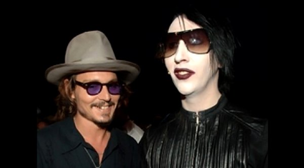 Johnny Depp  y Marilyn Manson juntos en una canción