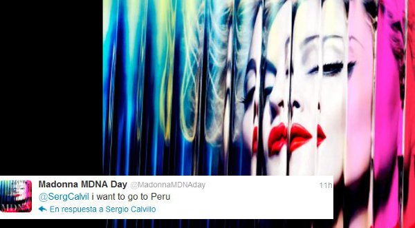 Madonna : 'Quiero ir a Perú'