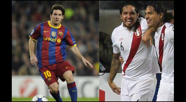 Vargas y Guerrero jugarán con Lionel Messi