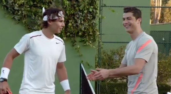 'Rafa' Nadal y Cristiano Ronaldo juntos en comercial