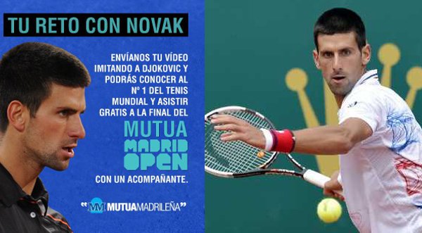 Se busca al doble de Novak Djokovic