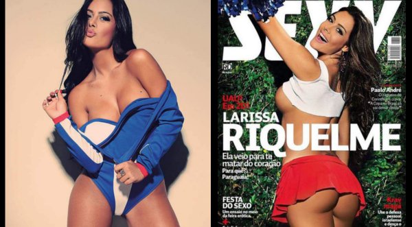 Larissa Riquelme se desnuda para revista