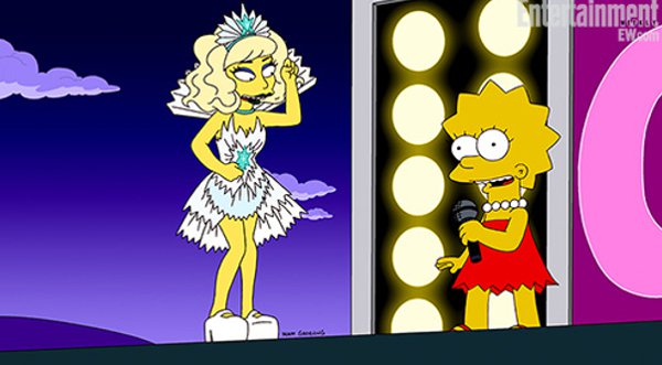 Lady Gaga aparecerá en los Simpson