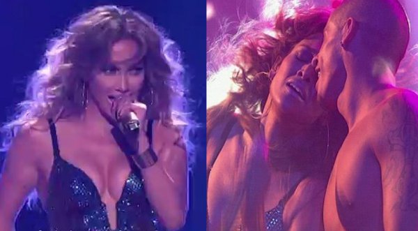 ¡Sexy baile en el escenario! J.Lo y Casper Smart  en American Idol