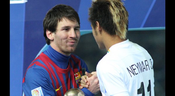 Neymar se rinde ante el talento de Messi