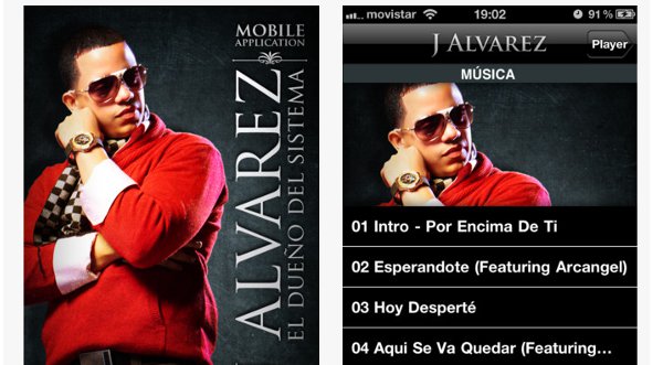 J Alvarez ya tiene su App en iTunes