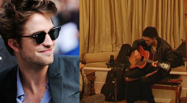 Video: Robert Pattinson la hace como cantante