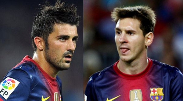 Video: Messi y Villa se pelearon en la cancha