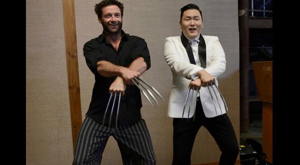 Wolverine bailó al ritmo del Gangnam Style