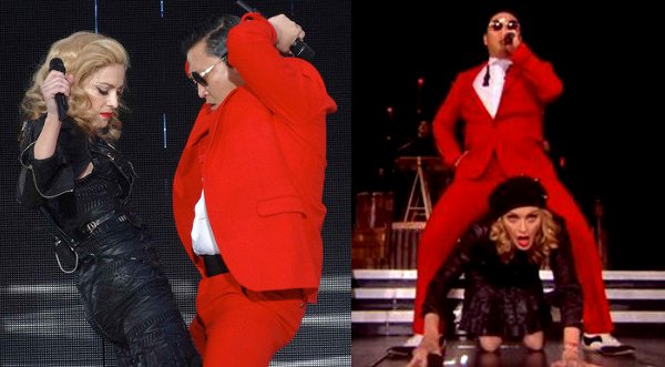 Video: El 'Gangnam Style' de Psy hace bailar a Madonna
