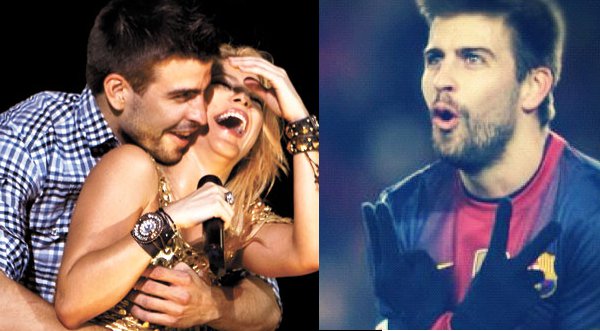Shakira muestra su amor por Piqué en Twitter