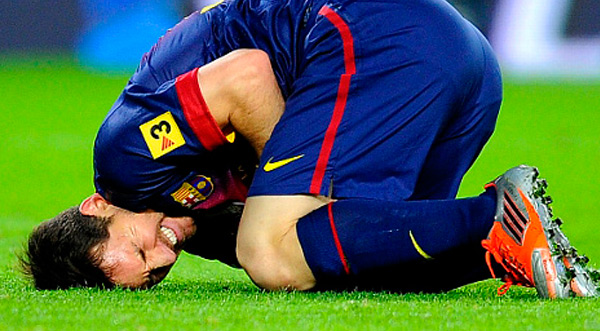 VIDEO: Lionel Messi no pudo romper récord  de Muller y terminó lesionado