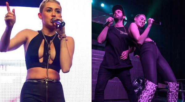 Video: Miley Cyrus mostró su lado sexy en concierto