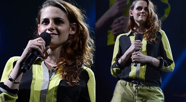 Kristen Stewart estuvo en el concierto benéfico