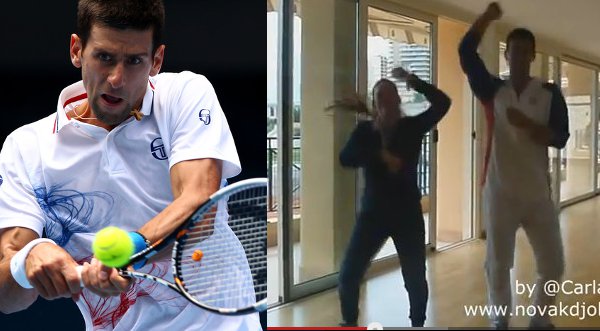 Video: Djokovic de nuevo al ritmo del Gangnam Style