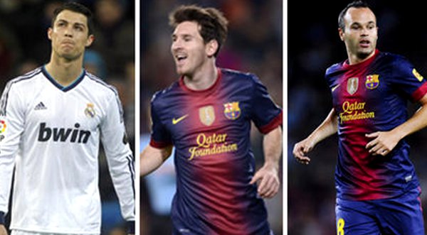 Messi, Cristiano Ronaldo o Iniesta ¿Quién se llevará el Balón de Oro?