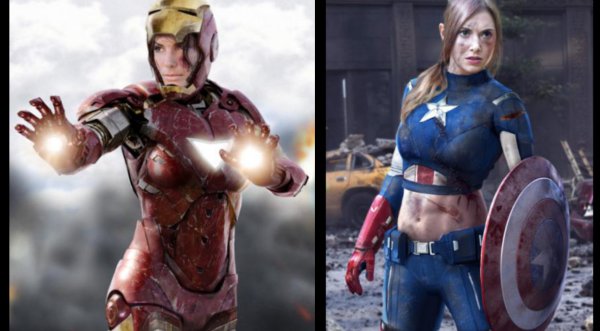 Fotos: Conoce cómo se verían 'Los Vengadores' si fueran mujeres