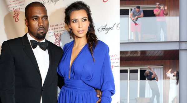 Kim Kardashian y Kanye West se vacilan con Will Smith en Brasil