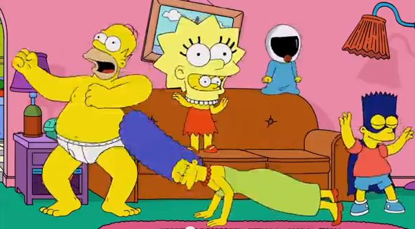 Video: Los Simpson se mueven al ritmo del 'Homer Shake'