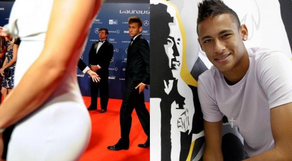 Neymar quedó impresionado con curvas de Eva Longoria