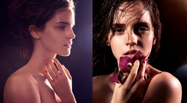Fotos: Emma Watson posa semidesnuda para incentivar el reciclaje