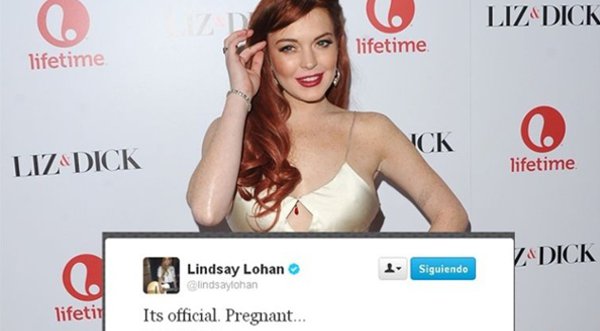 ¿Lindsay Lohan está embarazada?