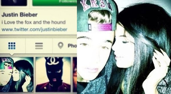 Justin Bieber publica foto junto a Selena Gomez