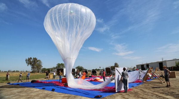 Video: Los globos de helio de Google darán internet a todos