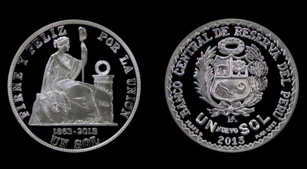 Moneda de colección de S./ 1.00  vale S/. 110  nuevos soles