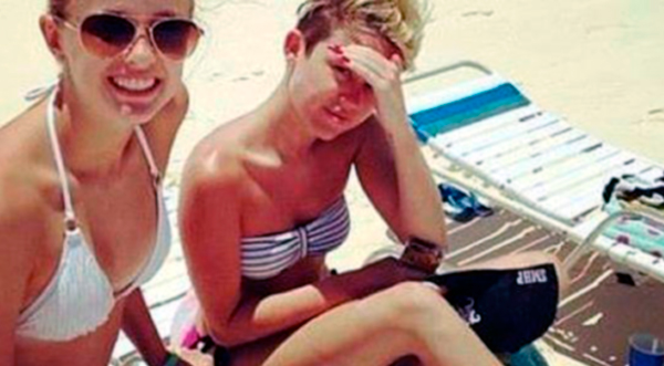 Miley Cyrus comparte una foto de sus vacaciones en las Bahamas