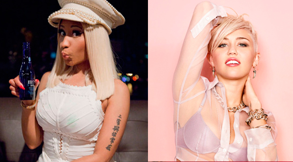 Nicki Minaj está encantada con el nuevo look y estilo de Miley Cyrus