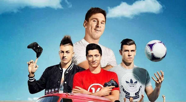 Video: Figuras del Fútbol protagonizan comercial de Videojuego FIFA 2014