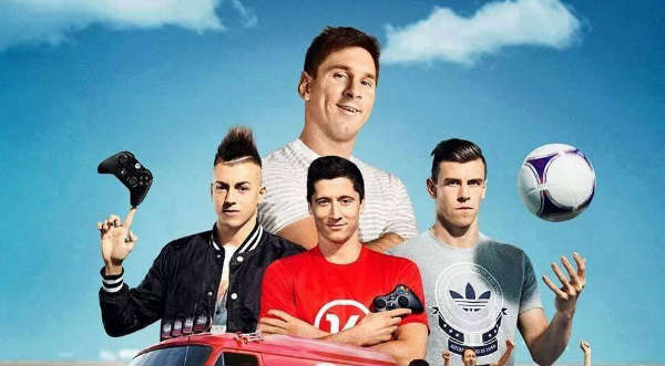 Video: Figuras del Fútbol protagonizan comercial  de Videojuego FIFA 2014